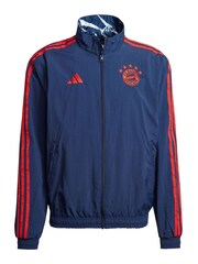 adidas Blue FC Bayern Anthem Jacket - Image 3 of 3