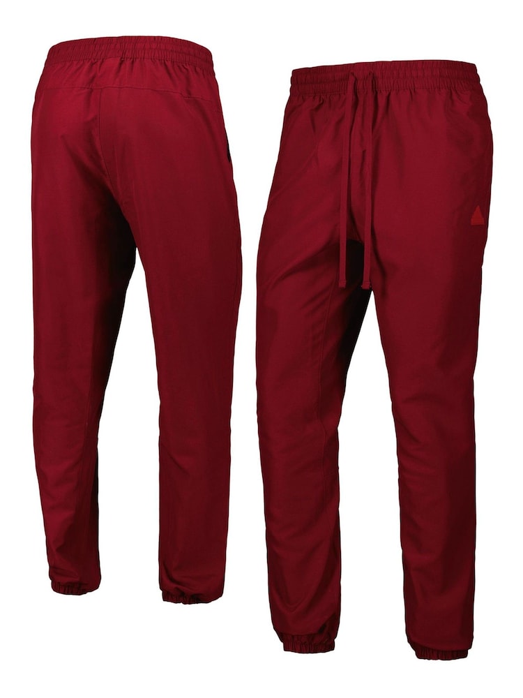 adidas Red Manchester United Lifestyler Woven Trousers - Image 1 of 5