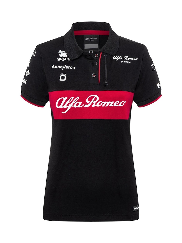 Alfa Romeo F1 Racing 2023 Team Polo Womens Womens - Image 2 of 3