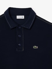 Lacoste Blue Double Faced Pique Sweatshirt - Image 7 of 7
