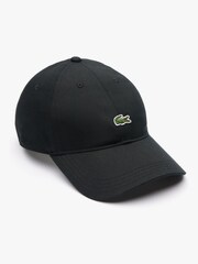 Lacoste 100% Cotton Black Cap - Image 2 of 5