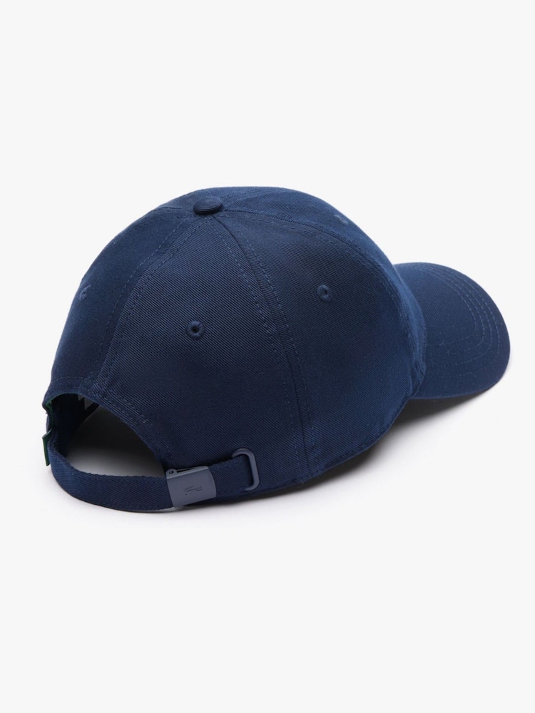 Lacoste Blue Core Essentials 100% Cotton Cap - Image 2 of 5
