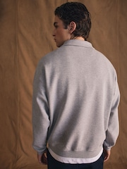 Lacoste Grey Double Faced Pique Sweatshirt - Image 3 of 8