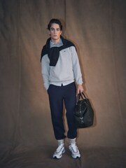Lacoste Grey Double Faced Pique Sweatshirt - Image 4 of 8
