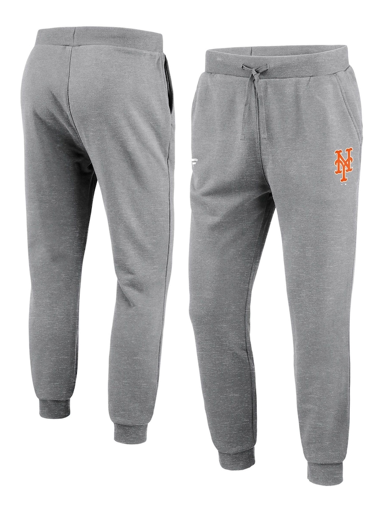 Fanatics Grey MLB New York Mets Mid Essentials Joggers - Image 1 of 3