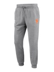 Fanatics Grey MLB New York Mets Mid Essentials Joggers - Image 2 of 3