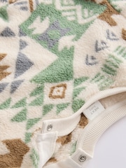 Green Aztec Fleece Top and Joggers Set - Image 12 of 14