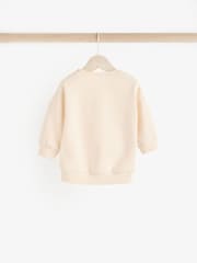 Neutral Slogan Baby Sweatshirt and Joggers Set - Image 8 of 16