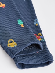 Blue Tractor Baby Top And Leggings Set - Image 12 of 12