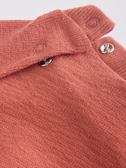 Rust Brown Stripe Baby Top And Leggings Set - Image 11 of 13