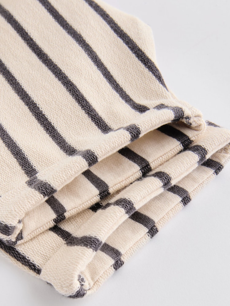 Rust Brown Stripe Baby Top And Leggings Set - Image 13 of 13