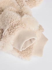 Neutral Check Baby Fleece Top and Joggers Set - Image 10 of 11