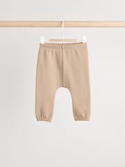 Neutral Check Baby Fleece Top and Joggers Set - Image 5 of 11