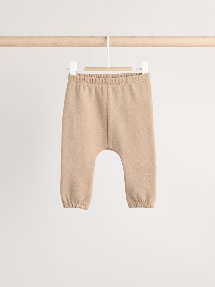 Neutral Check Baby Fleece Top and Joggers Set - Image 5 of 11