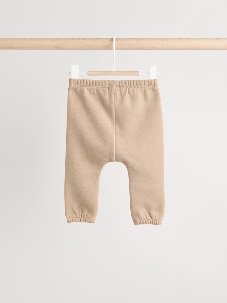 Neutral Check Baby Fleece Top and Joggers Set - Image 6 of 11