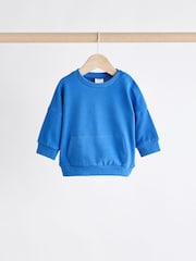 Blue/Rust Baby Sweatshirt and Joggers Set - Image 3 of 12