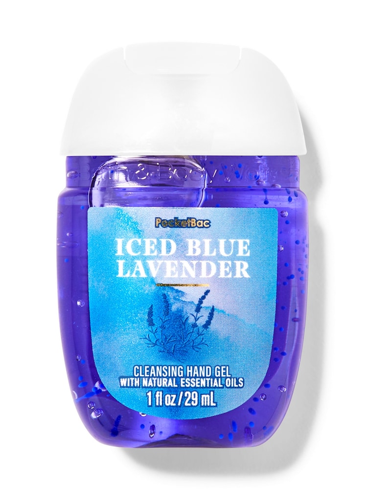 Bath & Body Works Iced Blue Lavender Cleansing Hand Sanitiser Gel 1 fl oz / 29 mL - Image 1 of 1
