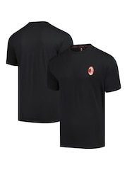 Fanatics AC Milan Core 100% Cotton Black T-Shirt - Image 1 of 3