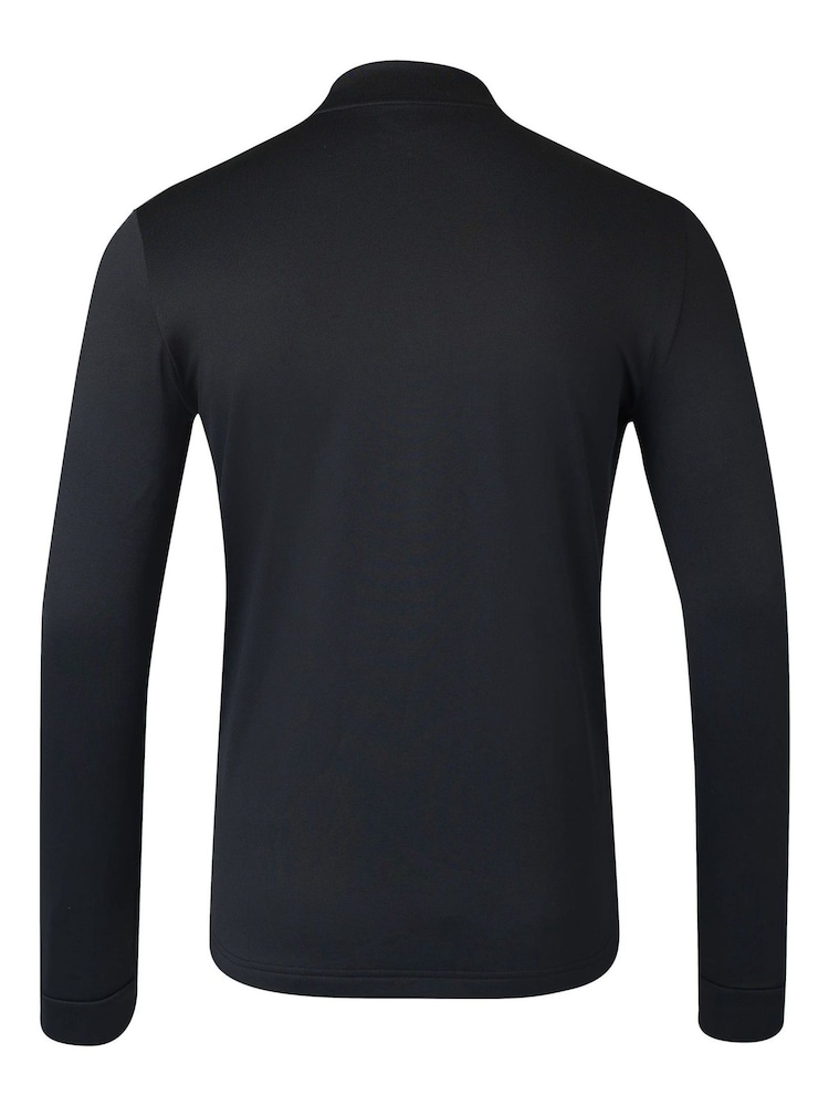 Fanatics Newcastle United Coaches Training 1/4 Zip Midlayer Black Top - Image 3 of 3