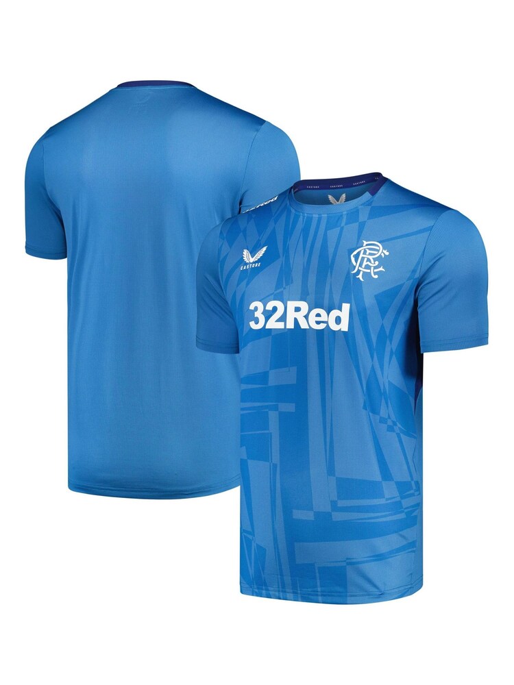 Fanatics Blue Glasgow Rangers Players Training T-Shirt - Image 1 of 3