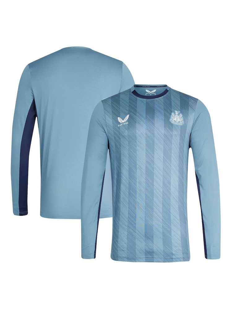 Fanatics Blue Newcastle United Players Long Sleeve Training T-Shirt - Image 1 of 3