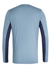 Fanatics Blue Newcastle United Players Long Sleeve Training T-Shirt - Image 3 of 3