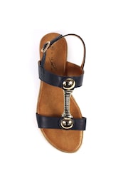 Lunar Renoir Navy Blue Sandals - Image 6 of 8