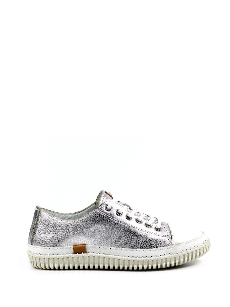 Lazy Dogz Silver Starlet Lea Shoes - Image 2 of 8
