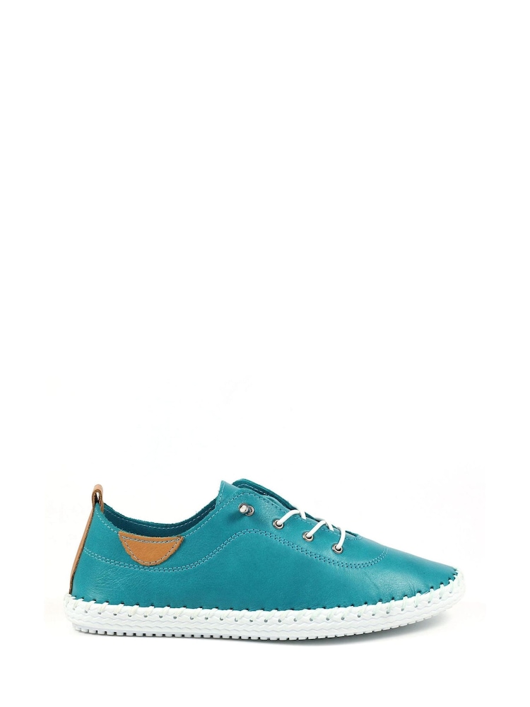 Modrozelena modra - Lunar St. Ives Plimsoll, čevlji - Slika 2 iz 9 Modrozelena modra - Lunar St. Ives Plimsoll, čevlji - Slika 2 iz 9