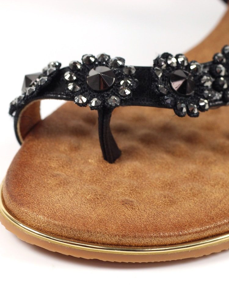 Lunar Charlotte II Floral Gemstone Sandals - Image 7 of 7
