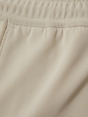 Reiss Stone Newmark Textured Drawstring Shorts - Image 5 of 5
