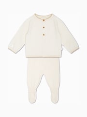 MORI Cotton Knitted Jumper & Leggings Baby Gift Set - Image 1 of 1