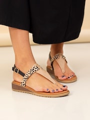 Lunar Gina Toe Post Sandals - Image 1 of 7