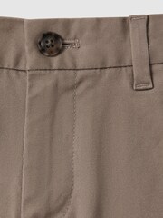 Reiss Mushroom Brown Wicket 9-13 yrs Casual Chino Shorts - Image 4 of 4