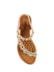 Lunar Charlotte II Floral Gemstone Sandals - Image 5 of 6