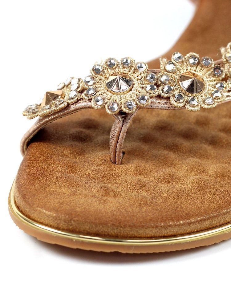 Lunar Charlotte II Floral Gemstone Sandals - Image 6 of 6