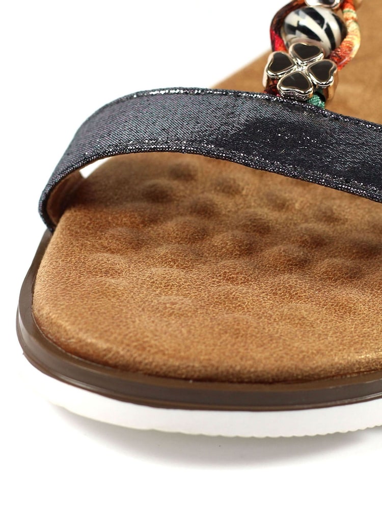 Lunar Natural Tempo Pewter Sandals - Image 7 of 7