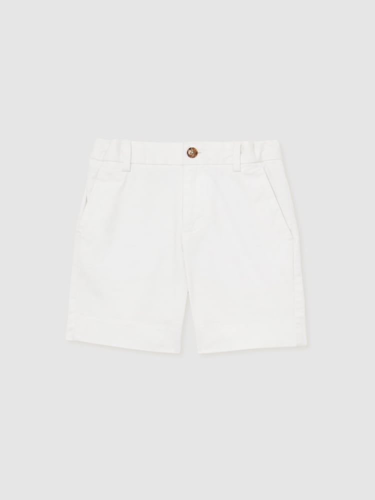 Reiss White Wicket 13-14 yrs Casual Chino Shorts - Image 1 of 6