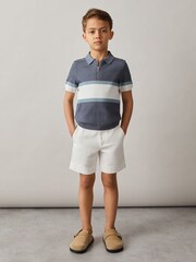 Reiss White Wicket 13-14 yrs Casual Chino Shorts - Image 2 of 6