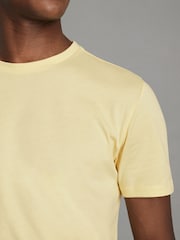 Reiss Melon Bless Cotton Crew Neck T-Shirt - Image 4 of 5