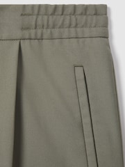 Reiss Sage Brighton Relaxed Drawstring Trousers with Turn-Ups - Image 6 of 6