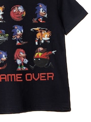 Vanilla Underground Black Sonic Boys Licencing 100% Cotton T-Shirt - Image 3 of 5