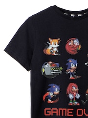 Vanilla Underground Black Sonic Boys Licencing 100% Cotton T-Shirt - Image 4 of 5