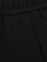 Reiss Black Newmark Textured Drawstring Shorts - Image 6 of 6
