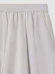 Reiss Vera Hose mit weitem Bein aus Lyocell und Leinen - Bild 6 von 6