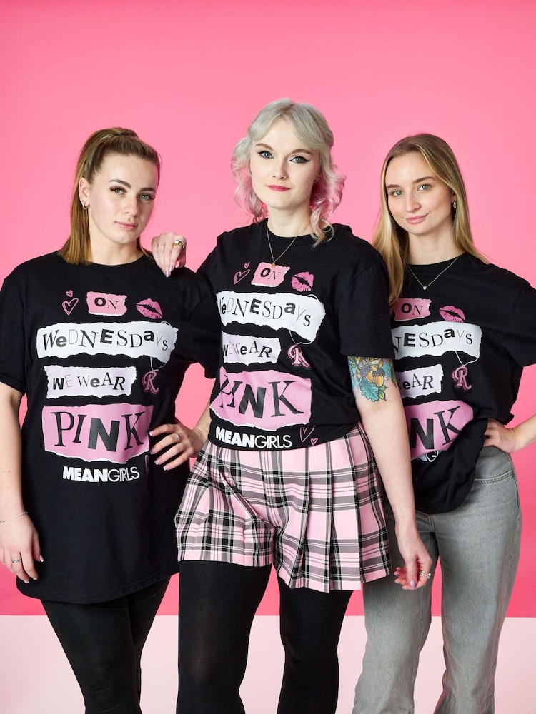 Vanilla Underground Black Mean Girls Ladies Licencing 100% Cotton T-Shirt - Image 1 of 6