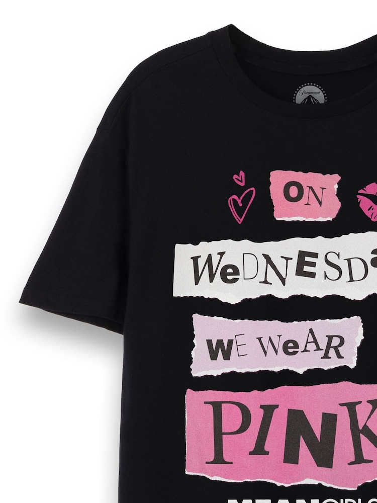 Vanilla Underground Black Mean Girls Ladies Licencing 100% Cotton T-Shirt - Image 3 of 6