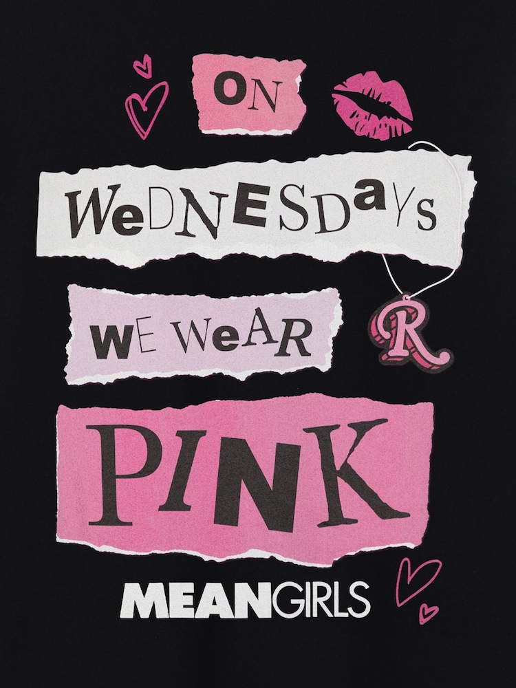 Vanilla Underground Black Mean Girls Ladies Licencing 100% Cotton T-Shirt - Image 6 of 6
