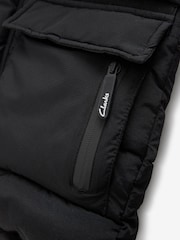 Clarks Black Boys Padded Hooded Coat - Image 16 of 16