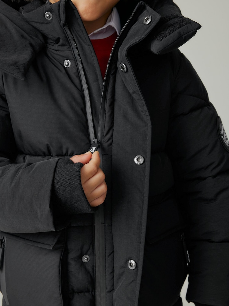 Clarks Garçons Manteau à capuche matelassé - Image 7 of 16